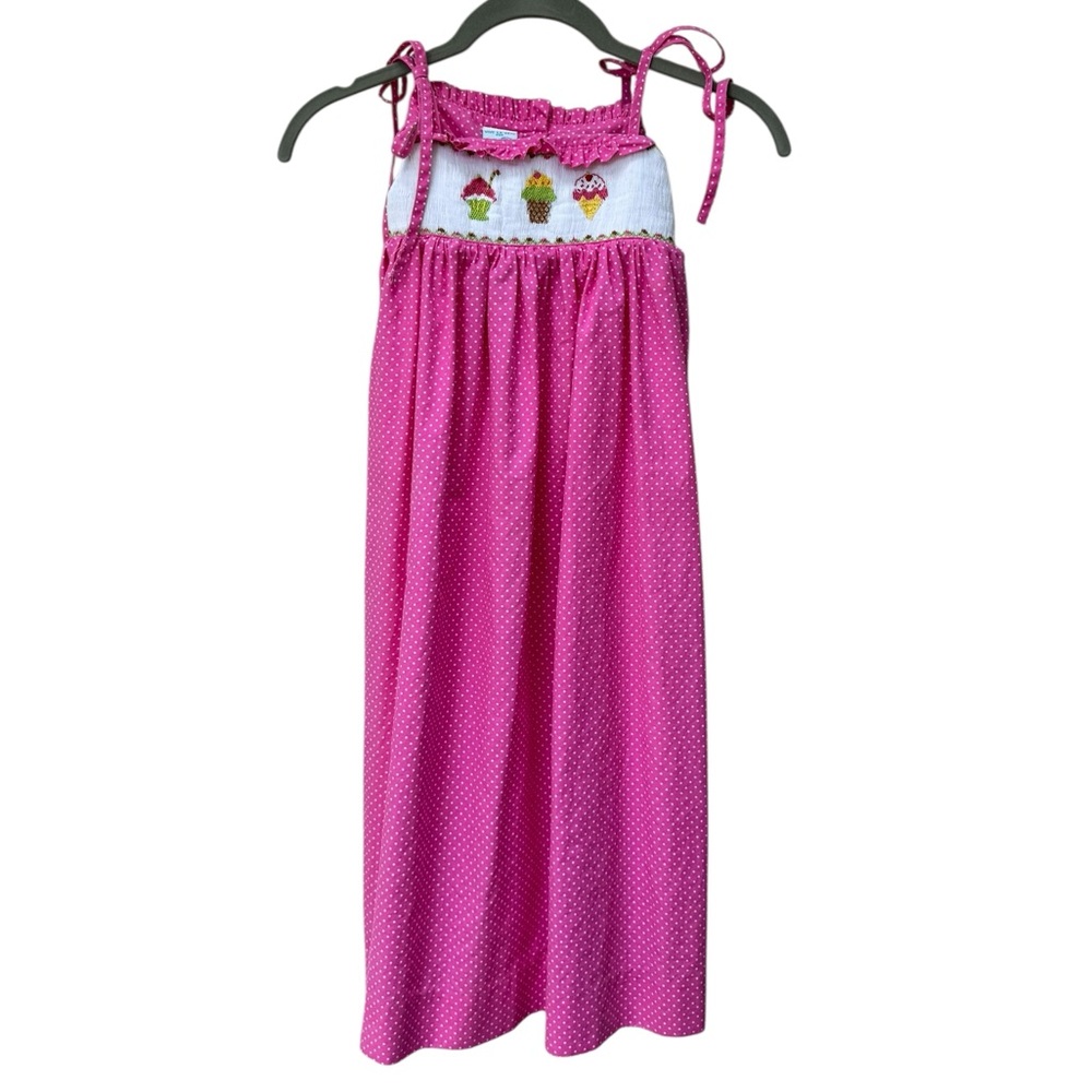 Vive La Fete For Ragsland Ice Cream Smocked Dress size 6